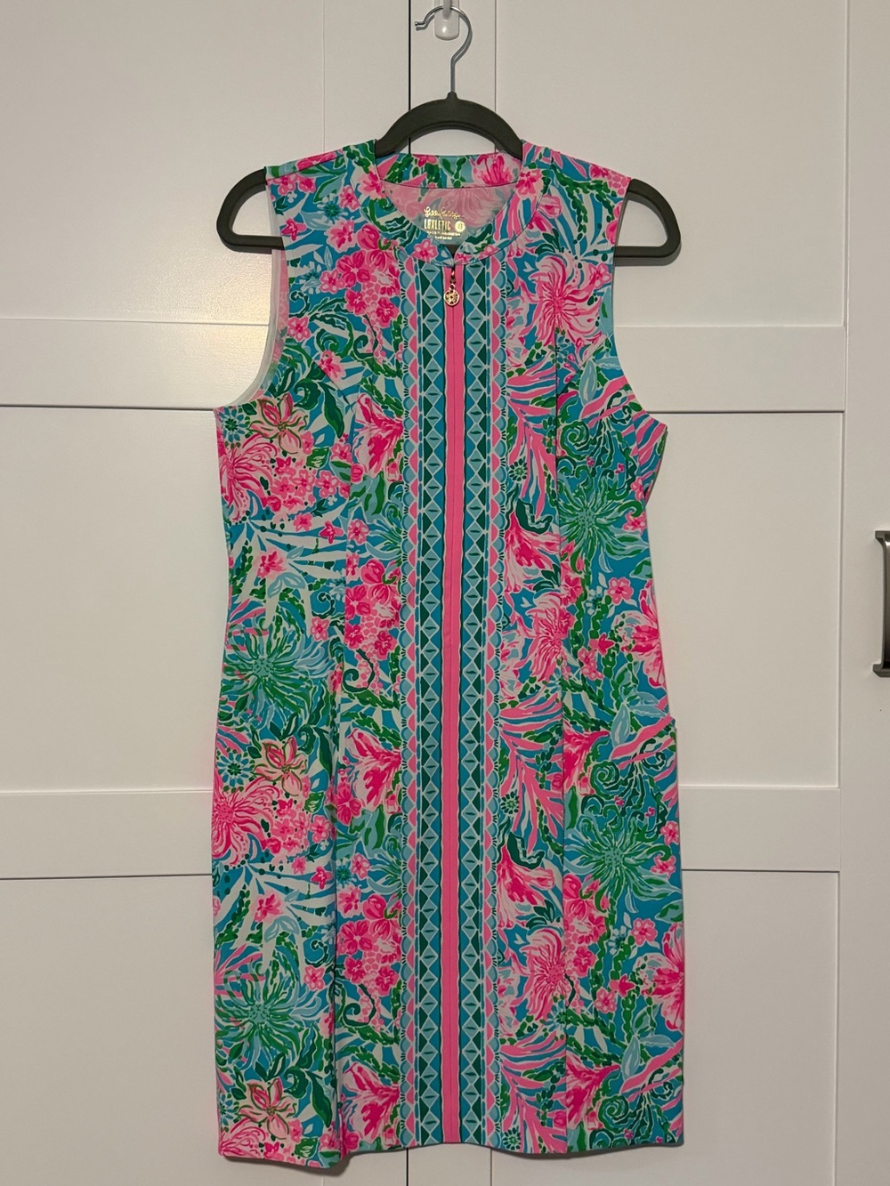 NWT Lilly Pulitzer Courtney Dress UPF 50+ | Size 8 | Amalfi Blue Golf Dress - Picture 1 of 4